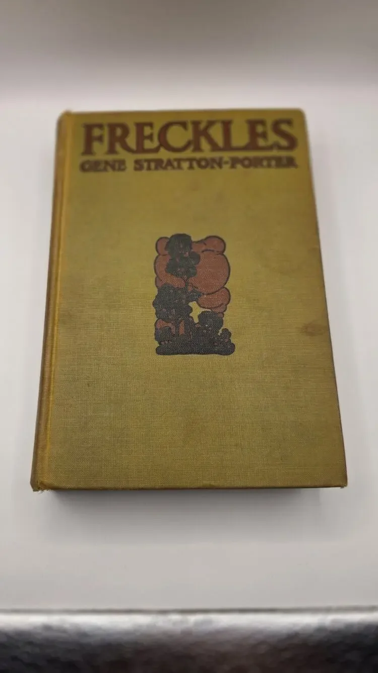 Vintage Hardcover FRECKLES by Gene Stratton-Porter, Illustrated 1904